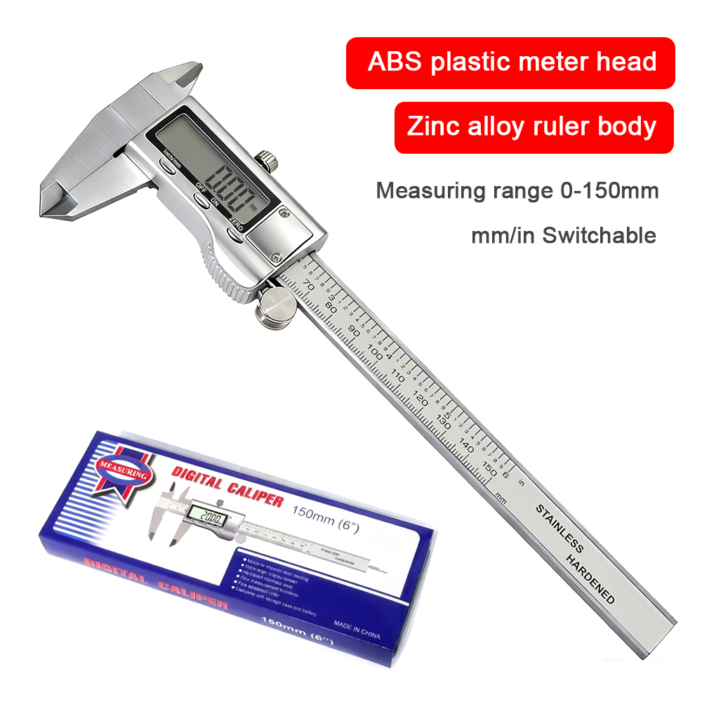 0-150mm Zinc Alloy Digital Cal - Digital Caliper 150Mm Stainless Steel recension och pris