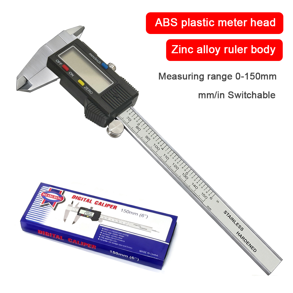 0-150mm Zinc Alloy Digital Cal - Digital Caliper 150Mm Stainless Steel recension och pris
