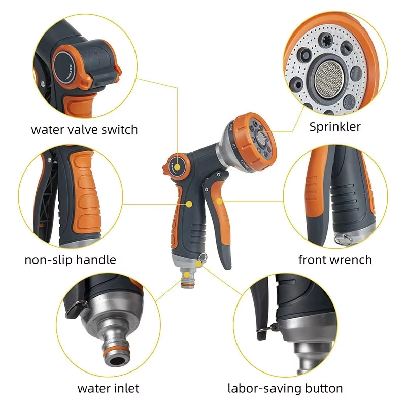 Hose Water Spray Gun Adjustabl - Vacuum Chamber Kit With Pump recension och pris