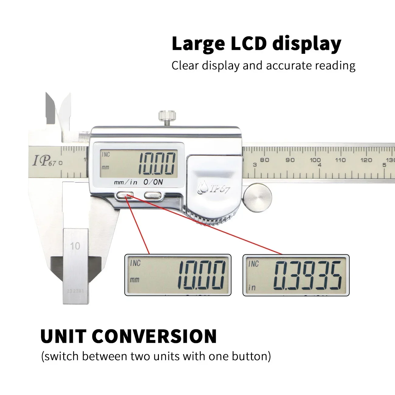 150 mm IP67 Waterproof Digital - Digital Caliper 150Mm Stainless Steel recension och pris